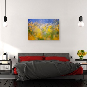 Tablou canvas - Un Tribut Adus Lui Monet, Vara, Flori, 40 x 60 cm - Img 3