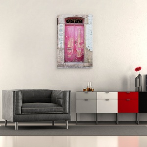 Tablou canvas - Usa Portugheza, Purtata, Violet, 60 x 90 cm - Img 2