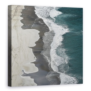 Tablou canvas - Valuri Care Ruleaza, Plaja, Fuga, Lofoten, Moskenesoya, Valuri, 60 x 60 cm