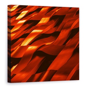 Tablou canvas - Valuri De Pasiune, Rosu, Textura, Model, Abstract, Flux, 90 x 90 cm