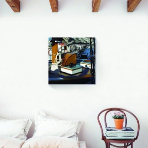 Tablou canvas decorativ Ocean cu velier 60x60 cm
