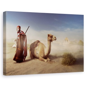Tablou canvas - Viata Desertului, Camila, Animal, Pastor, 60 x 90 cm