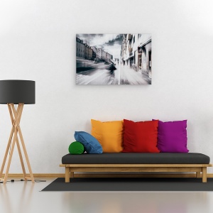 Tablou canvas - Viata in Copenhaga, Strada, Motocicleta, Copenhaga, Danemarca, Perspectiva, 40 x 60 cm - Img 2