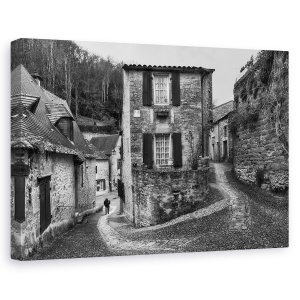 Tablou canvas - Viata La Tara, Rural, Strada, Franta, Sat, 80 x 120 cm