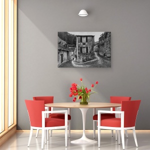 Tablou canvas - Viata La Tara, Rural, Strada, Franta, Sat, 80 x 120 cm - Img 4