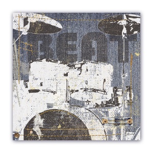 Tablou Canvas - Vintage, Muzica, Instrument, Tobe, 60 x 60 cm
