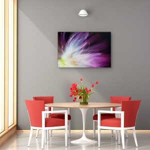 Tablou canvas - Will-o-the-Wisp, Flori, Petale, Abstract, 40 x 60 cm - Img 4