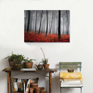 Tablou Canvas - Winter Landscape, 75 x 100 cm - Img 2