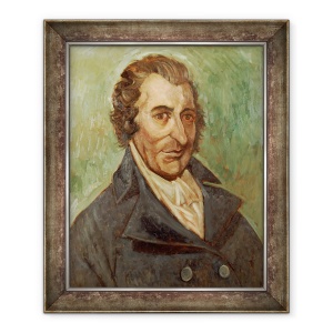 Tablou inramat - A. Easton - Portretul lui Thomas Paine 1737-1809, 50 x 60 cm