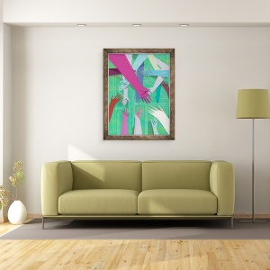 Tablou inramat - A. Richard Allen - Retele, 2010, 60 x 80 cm - Img 2