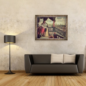 Tablou inramat - Abraham Bosse - Cele cinci simturi - miros, 60 x 80 cm - Img 2