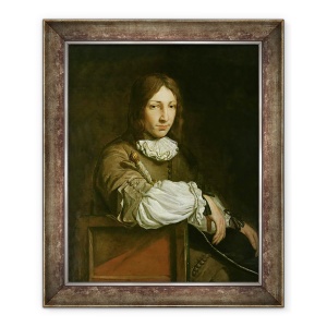 Tablou inramat - Abraham Lamberts Jacobsz van den Tempel - Portret De Un Tanar, 70 x 85 cm