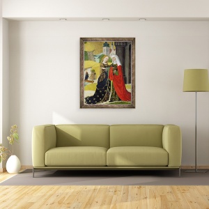 Tablou inramat - Absolon Stumme - Vizita de la Altarul Domului, 60 x 80 cm - Img 2