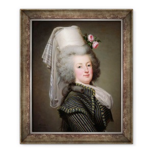 Tablou inramat - Adolf Ulrich Wertmuller - Marie-Antoinette 1755-93 de Habsbourg-Lorena, Arhiducesa de Austria, Regina Frantei si Navara, 50 x 60 cm