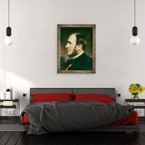 Tablou inramat - Adolphe Yvon - Baronul Georges Eugene Haussmann 1809-91 1867, 70 x 90 cm - Img 3