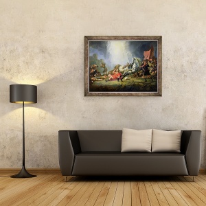 Tablou inramat - Aelbert Cuyp - Convertirea Sfantului Pavel sau, 60 x 80 cm - Img 2