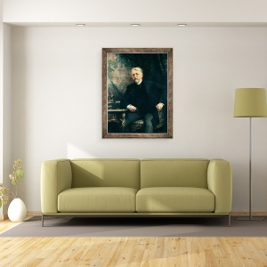 Tablou inramat - Aime Nicolas Morot - Portretul lui Gustave Eiffel 1832-1923 1905, 60 x 80 cm - Img 2