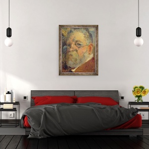 Tablou inramat - Albert-Charles Lebourg - Autoportret, 60 x 80 cm - Img 3