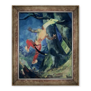Tablou inramat - Albert Weisgerber - Absalom, 50 x 60 cm
