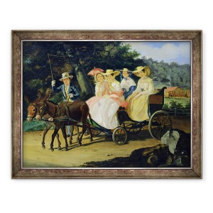Tablou inramat - Aleksandr Pavlovich Bryullov - A Run, 60 x 80 cm