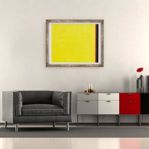 Tablou inramat - Alex Dunn - Mergi la Galben, 50 x 60 cm - Img 2