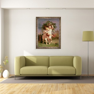 Tablou inramat - Alexandre Marie Longuet - Revenind inainte de furtuna, 60 x 80 cm - Img 2