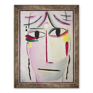 Tablou inramat - Alexej von Jawlensky - Fata Mantuitorului, 70 x 90 cm