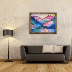 Tablou inramat - Alexej von Jawlensky - Valea Oy, 60 x 80 cm - Img 2