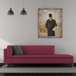 Tablou inramat - Alfred Roll - Portretul lui Jean Charles Adolphe Alphand 1817-91 1888, 50 x 60 cm - Img 2