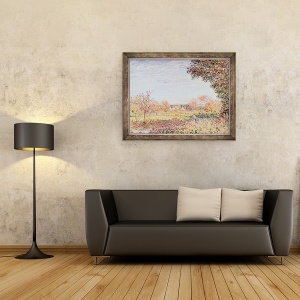 Tablou inramat - Alfred Sisley - Dimineata septembrie, 60 x 80 cm - Img 2