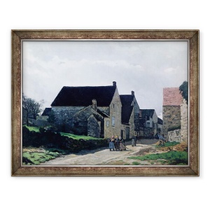 Tablou inramat - Alfred Sisley - Femeile merg in padure, 60 x 80 cm