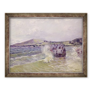 Tablou inramat - Alfred Sisley - Golful Doamnei, tara Galilor, 60 x 80 cm