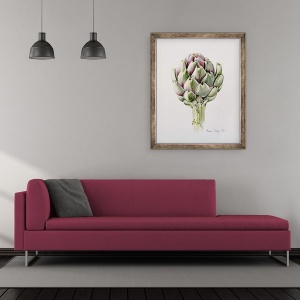 Tablou inramat - Alison Cooper - Studiu de anghinare, 50 x 60 cm - Img 2