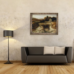 Tablou inramat - Allart van Everdingen - Cascada de Nord, 70 x 90 cm - Img 3
