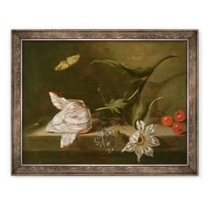 Tablou inramat - Ambrosius Bosschaert the Younger - Aranjament, 60 x 80 cm