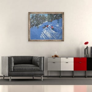 Tablou inramat - Andrew Macara - Caderea de pe sanie, 50 x 60 cm - Img 2
