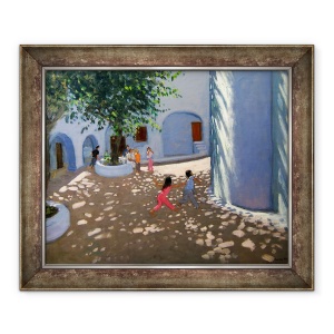 Tablou inramat - Andrew Macara - Manastirea Mykonos, 70 x 85 cm