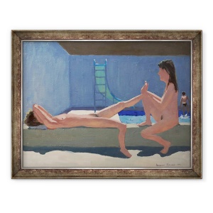 Tablou inramat - Andrew Macara - Pedichiura, 1991, 70 x 90 cm