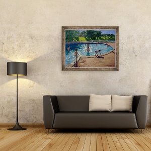 Tablou inramat - Andrew Macara - Piscina, 60 x 80 cm - Img 2