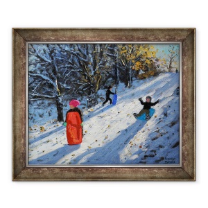 Tablou inramat - Andrew Macara - Sanie rosie, 70 x 85 cm