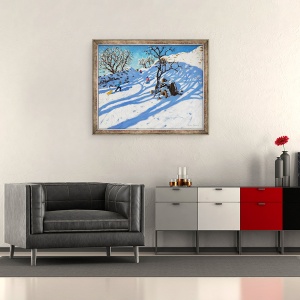 Tablou inramat - Andrew Macara - Sanius, Podul Glutton, Buxton, Derbyshire, 50 x 60 cm - Img 2