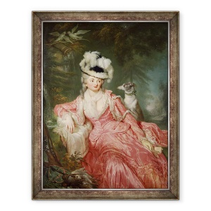 Tablou inramat - Anna Dorothea Therbusch - Wilhelmine Enke, 70 x 90 cm