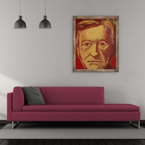 Tablou inramat - Annick Gaillard - Richard Wagner, 50 x 60 cm - Img 2
