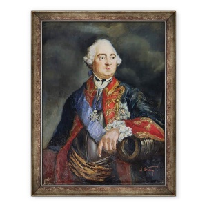 Tablou inramat - Anonymous - Portretul Matematicianului Leonhard Euler 1707-83, 70 x 90 cm