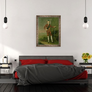 Tablou inramat - Anonymous - Printul Charles Edward Stuart, 70 x 90 cm - Img 3