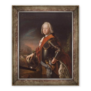 Tablou inramat - Antoine Pesne - Portret De Christian August, Print De Anhalt-Zerbst, 70 x 85 cm