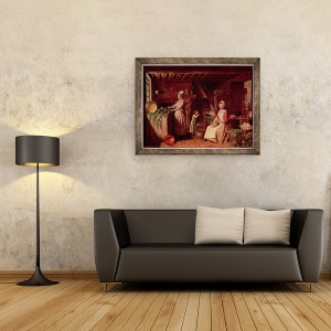 Tablou inramat - Antoine Raspal - Bucatarie provensala, 60 x 80 cm - Img 2