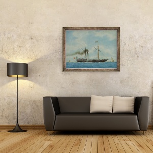 Tablou inramat - Antoine Roux - Ocean, 60 x 80 cm - Img 2