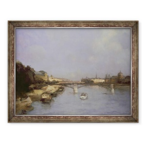 Tablou inramat - Antoine Vollon - River Seine, 60 x 80 cm