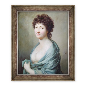 Tablou inramat - Anton Graff - Fiica - Portret De Caroline Susanne Graff b.1781, 50 x 60 cm